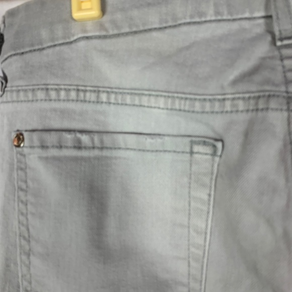 7 for all mankind gray bleach skinny jeans - Picture 8 of 8